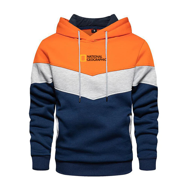 Sudadera con Capucha y Estampado Deportivo Casual para Hombre